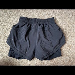 black lululemon shorts!